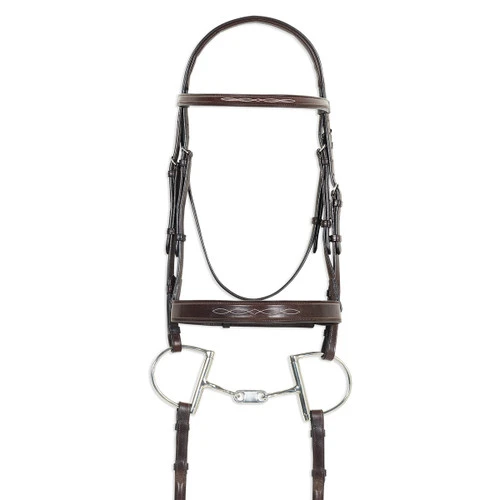 Pessoa PRO Fancy Stitched Wide Bridle - Image 4