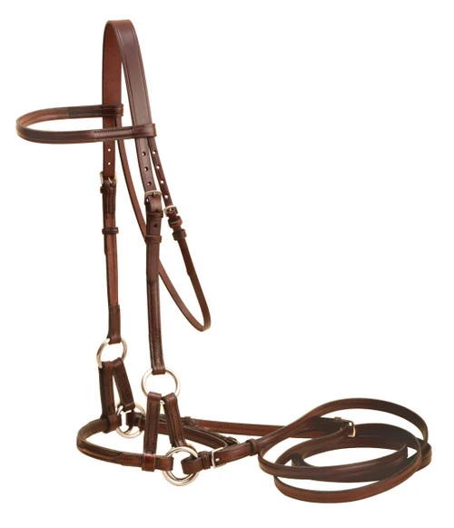 Tory Leather English Side Pull Bridle