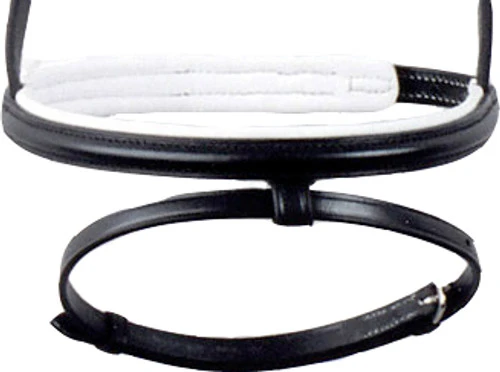 Bobby's English Tack Padded Flash Cavesson Noseband