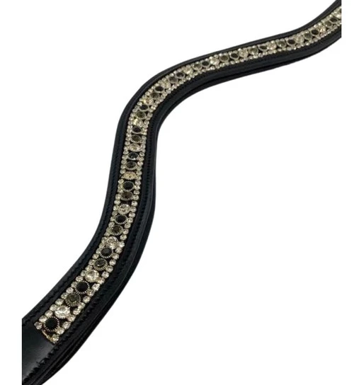Black Oak Cameo Curved Browband
