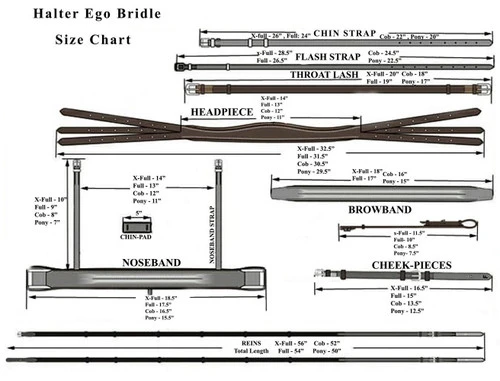 Halter Ego Tuscany Rolled Snaffle Bridle - Image 4