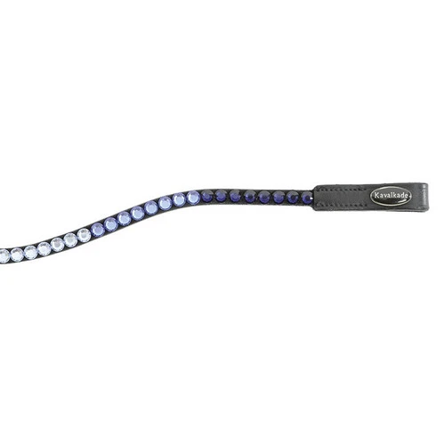 Kavalkade Delight Blue Curved Browband - Image 2