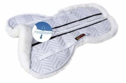 Fleeceworks FXK Dressage Rolled Edge Sheepskin Half Pad