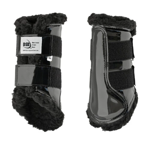 DSB Glossy Patent Dressage Sport Boot - Image 7