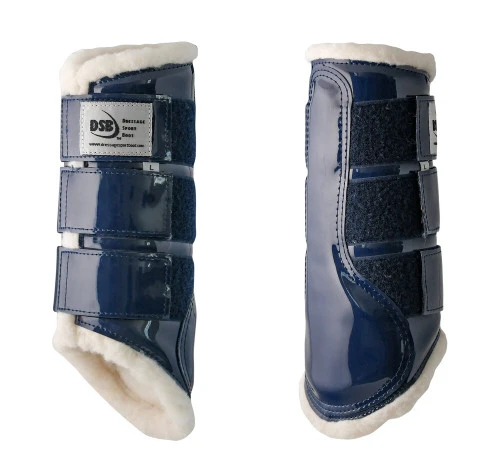 DSB Glossy Patent Dressage Sport Boot - Image 5