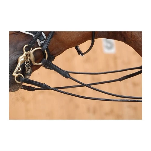 Dy'on Rolled Flat Reins With Stops - Image 2