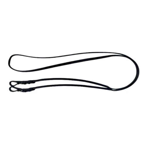 Bobby's English Tack Rolled Plain Reins - Image 2